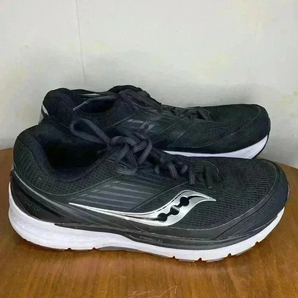 Saucony Echelon 8 Womens Running Walking Shoes Black Sneakers Sz 11 Wide - Picture 5 of 8